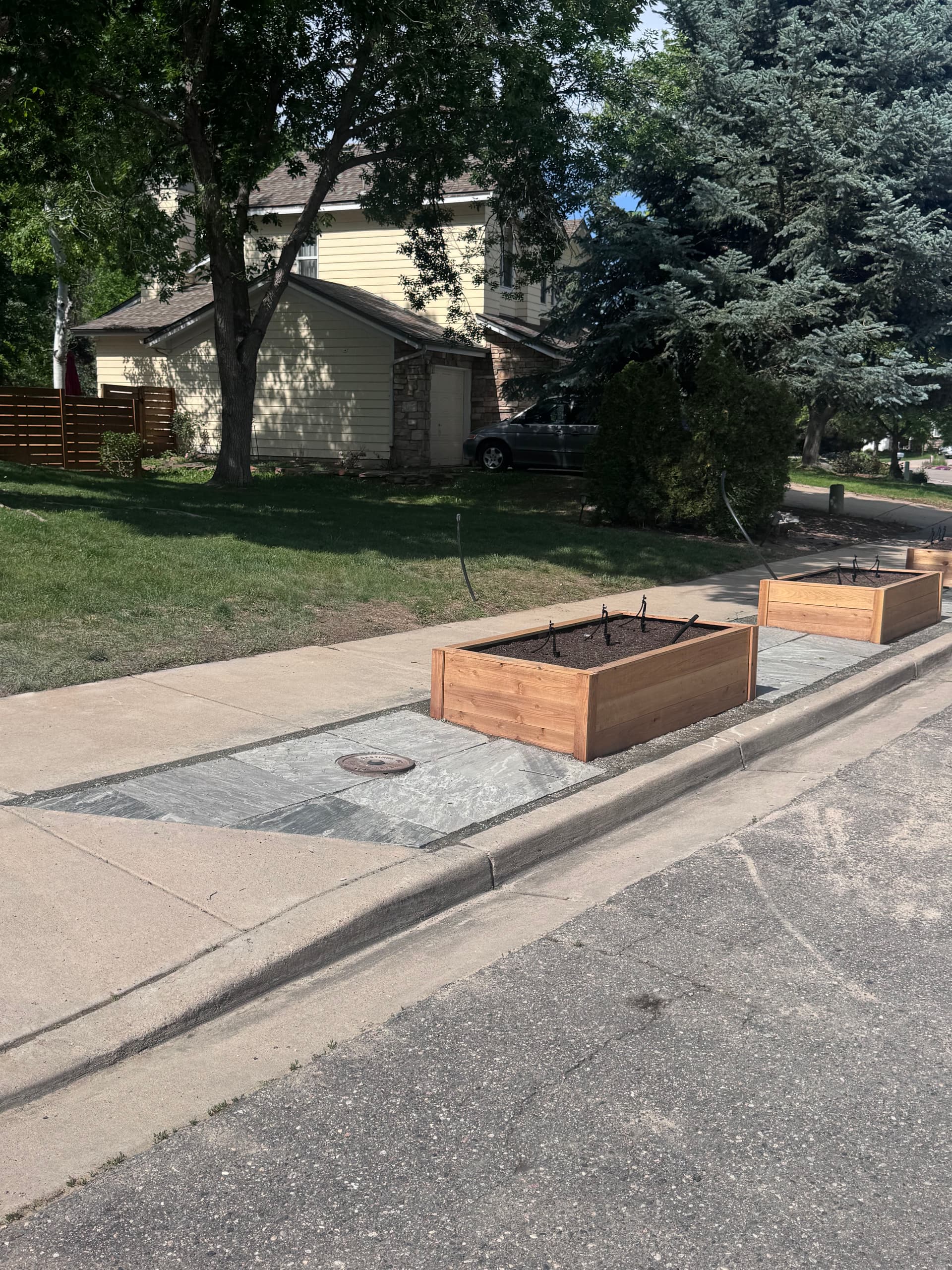 Custom Patio and Raised Garden Beds Built in Boulder