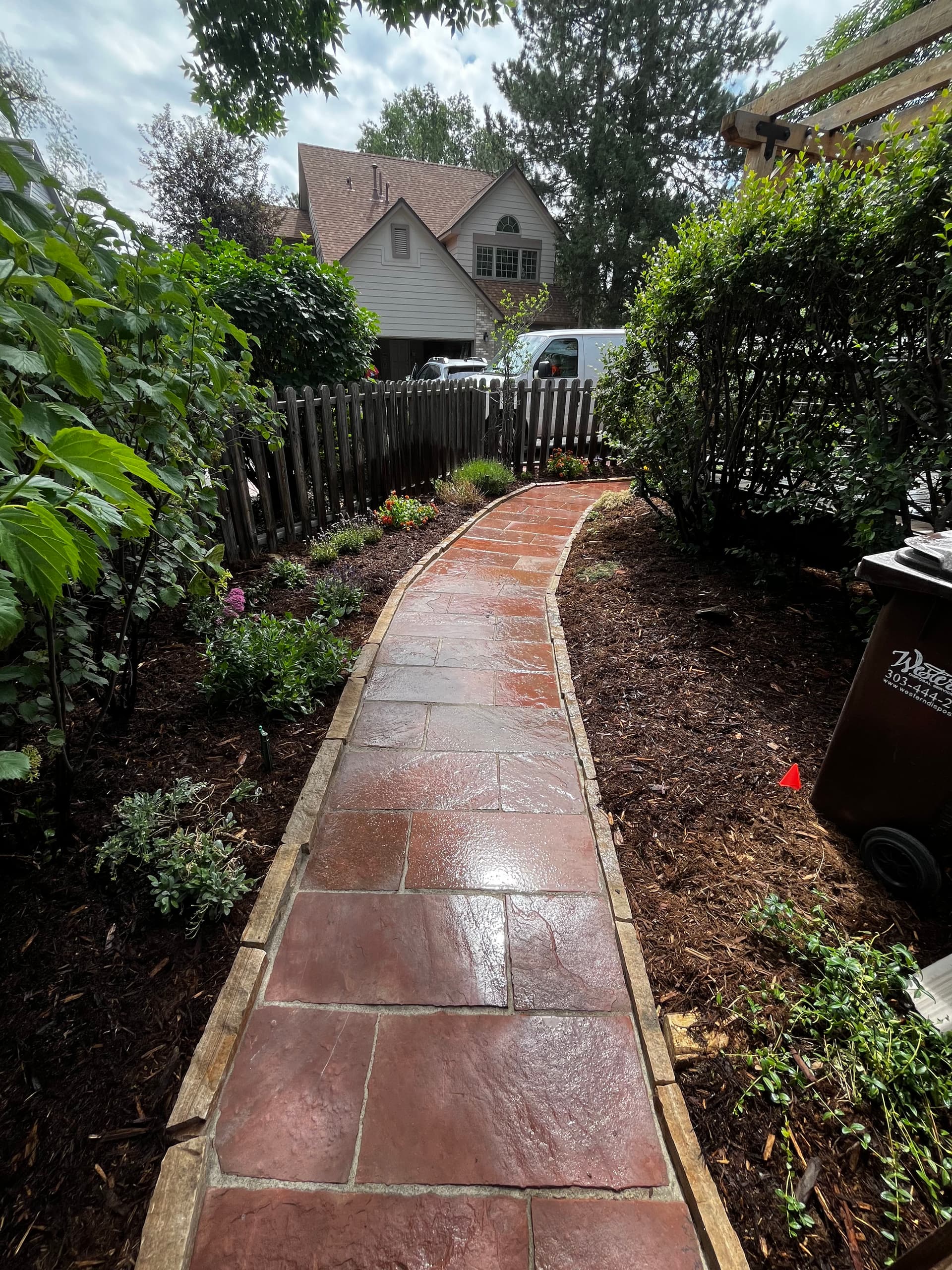 Flagstone Patio Extension and Walkway Build in Boulder
