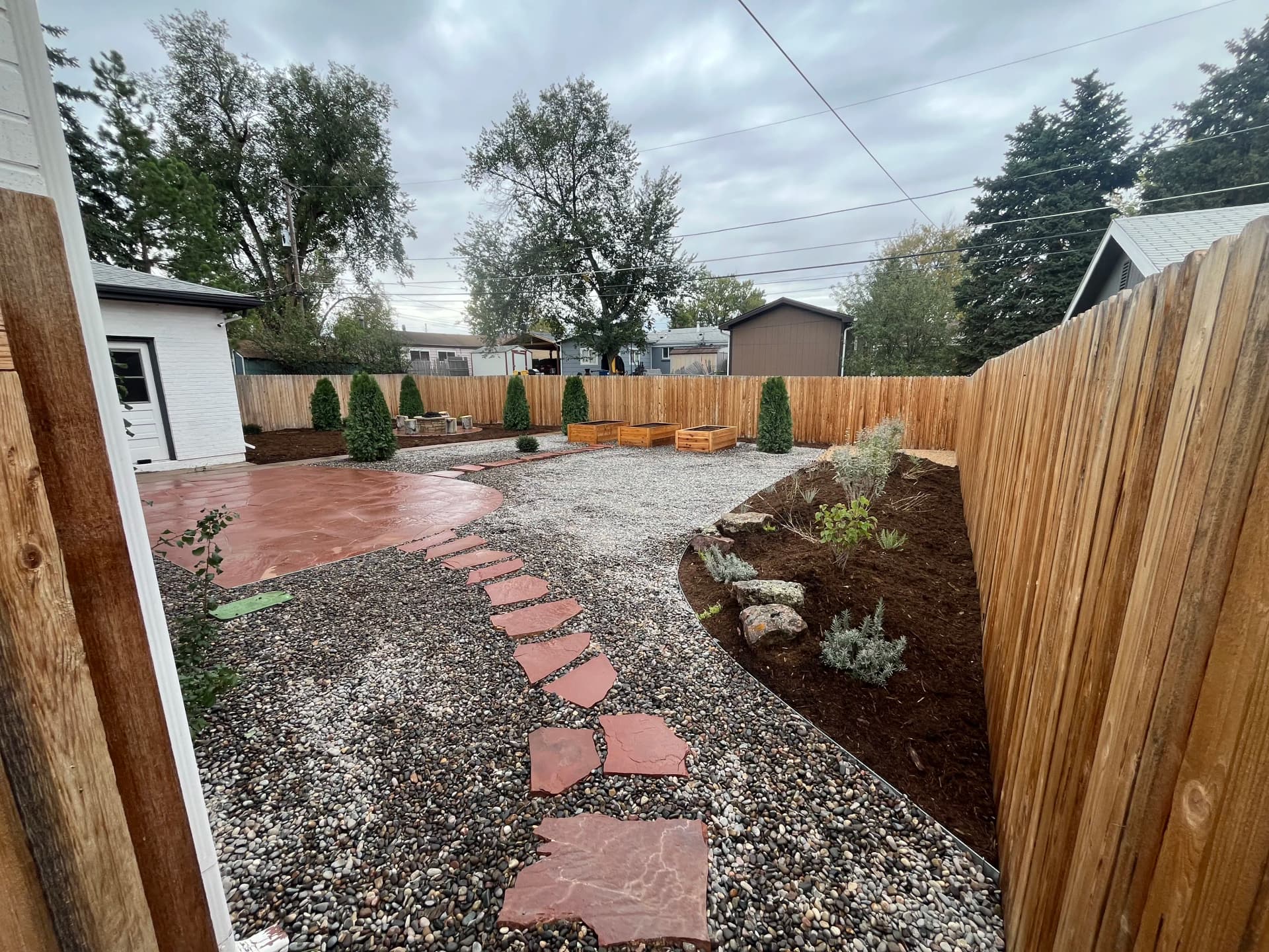 Dead Lawn to Full Backyard Oasis in Boulder Colorado image