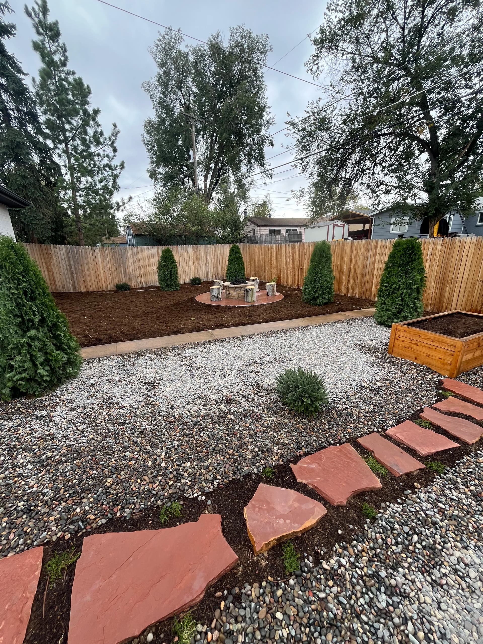 Gallery photos for Dead Lawn to Full Backyard Oasis in Boulder Colorado: Image #1